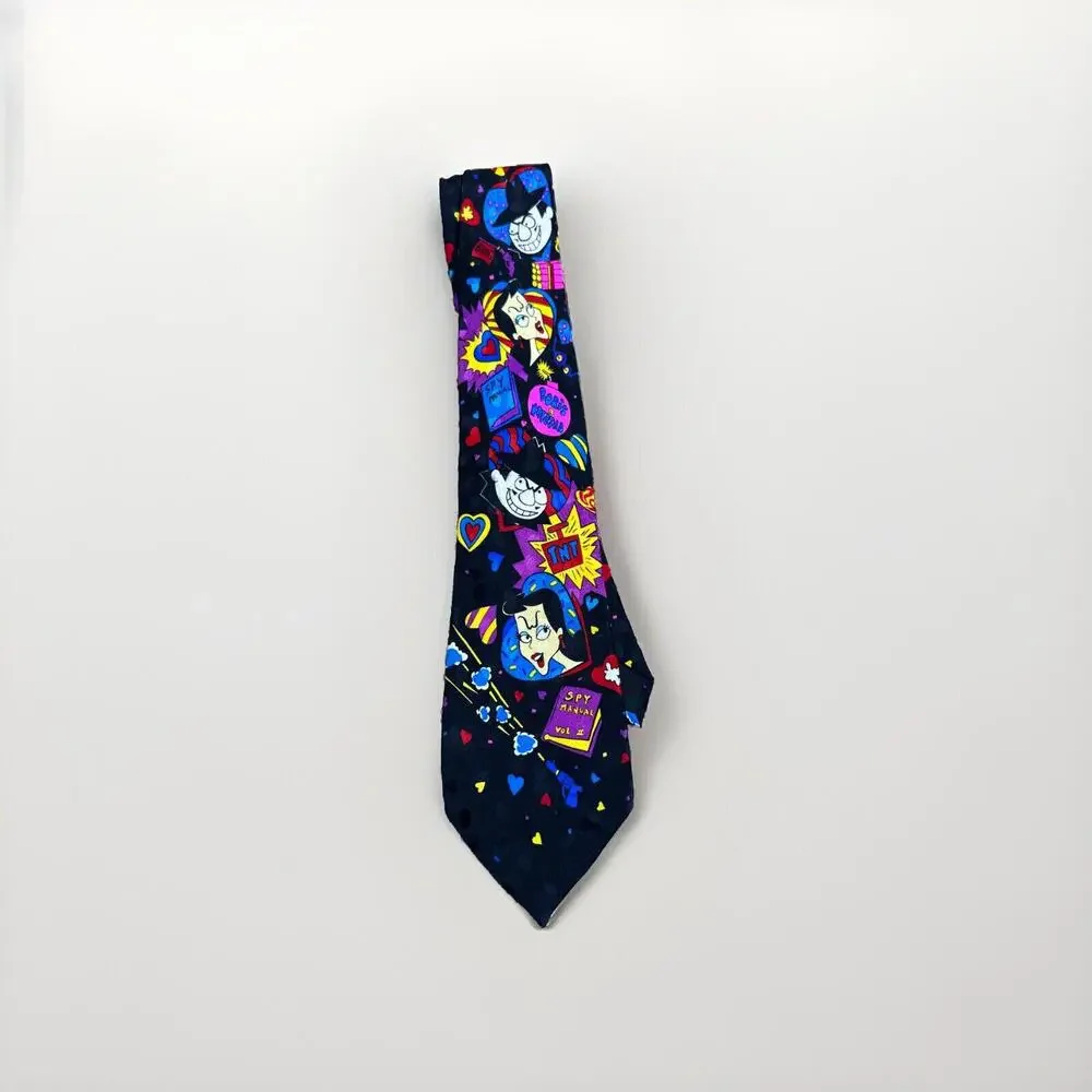 Vintage Bolero Rocky & Bullwinkle Mens Tie 56